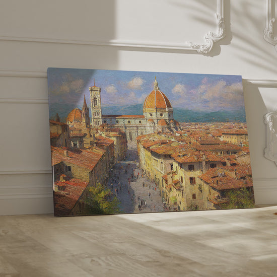 Florence Cathedral Canvas Print – short video of the print