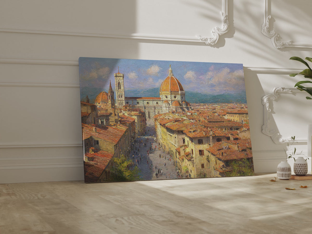 Florence Cathedral Canvas Print – short video of the print