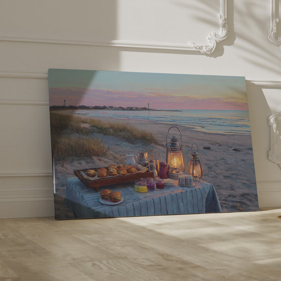 Cape Cod Beach Canvas Art – short video of the print