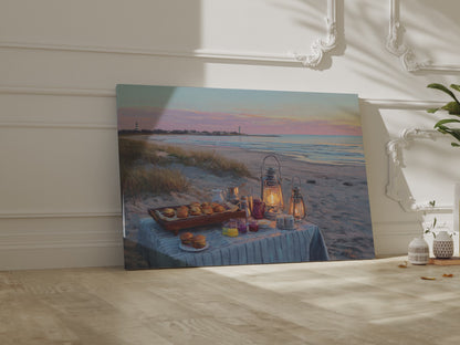 Cape Cod Beach Canvas Art – short video of the print