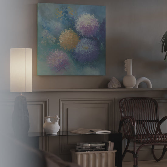 Abstract Floral Canvas Wall Art – short video of the print