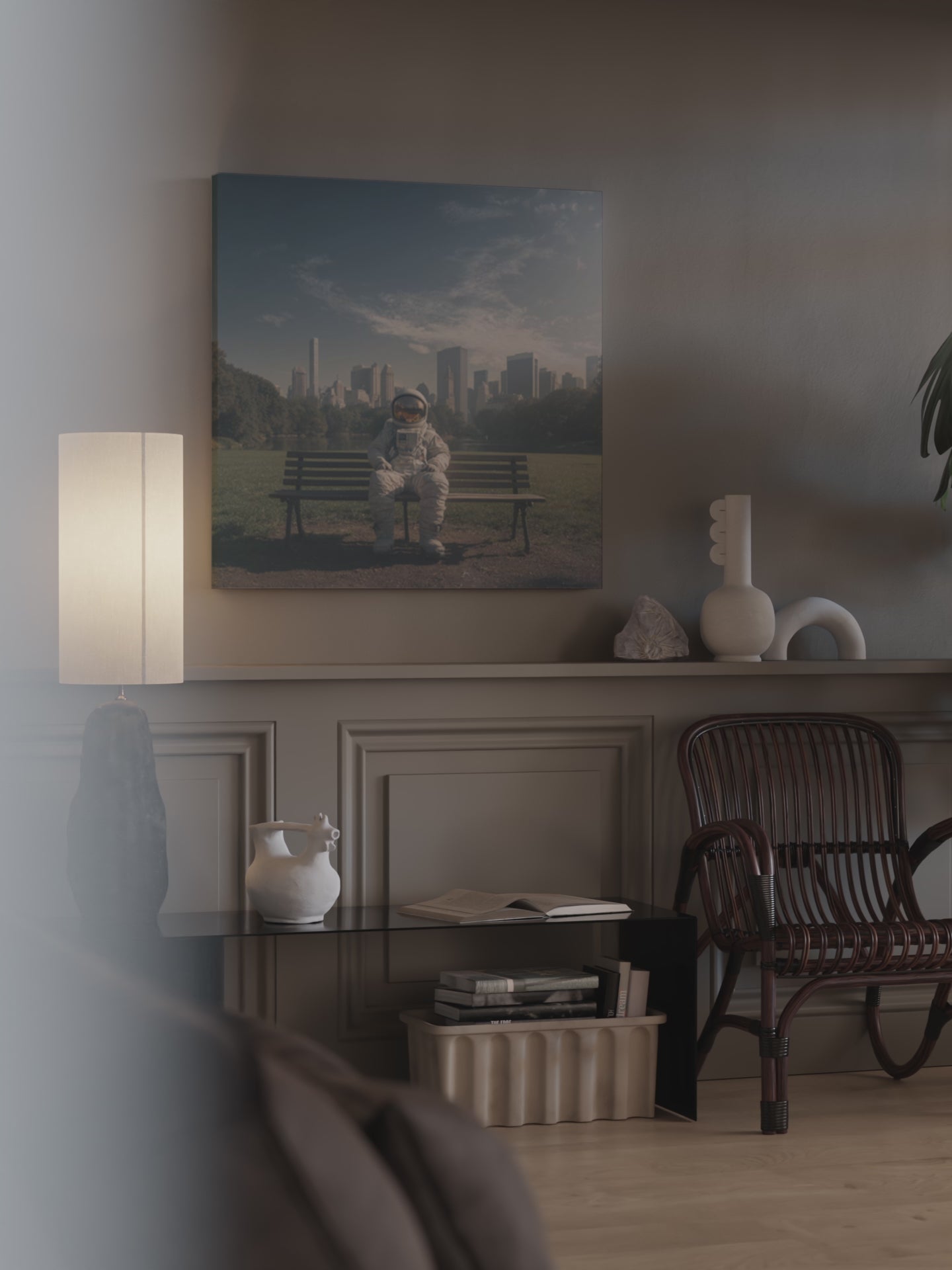 Astronaut Canvas Wall Art – short video of the print