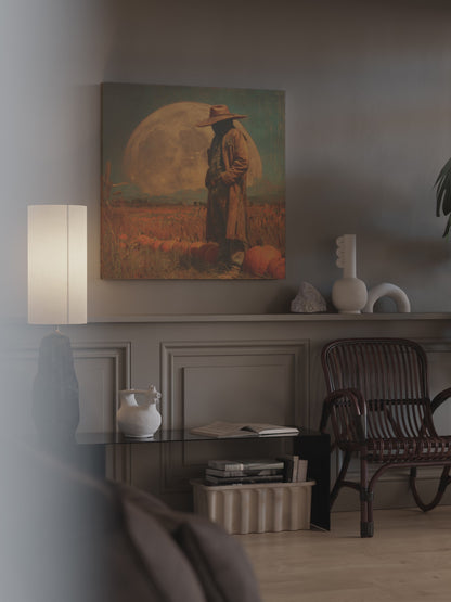 Halloween Cowboy Canvas Print – short video of the print