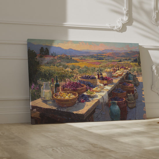 Wine Country Harvest Canvas Wall Art – short video of the print