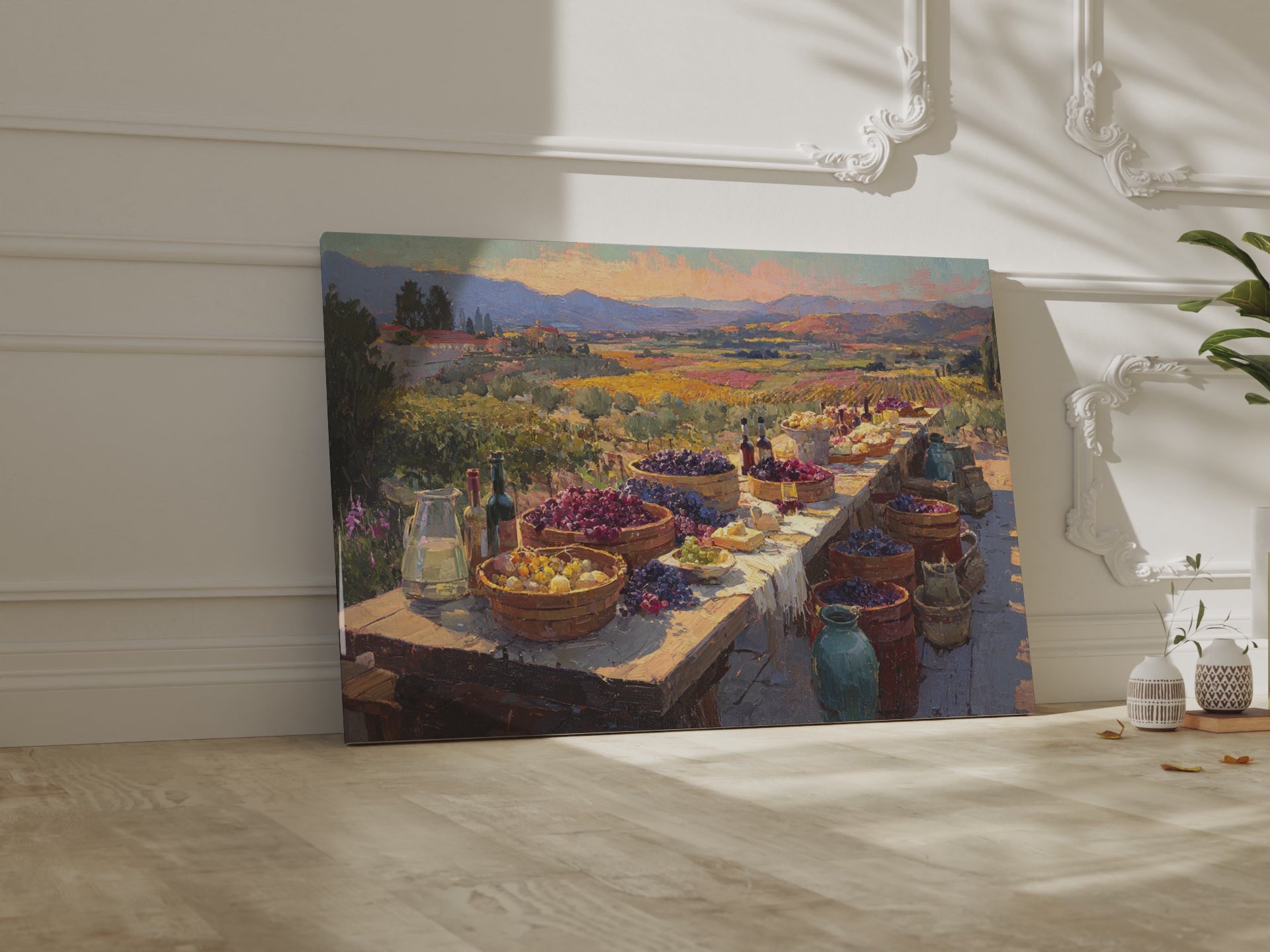 Wine Country Harvest Canvas Wall Art – short video of the print