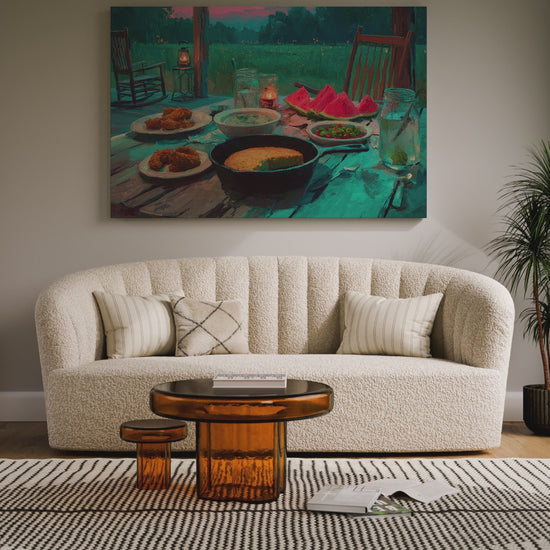 Impressionist Farmhouse Wall Art – short video of the print