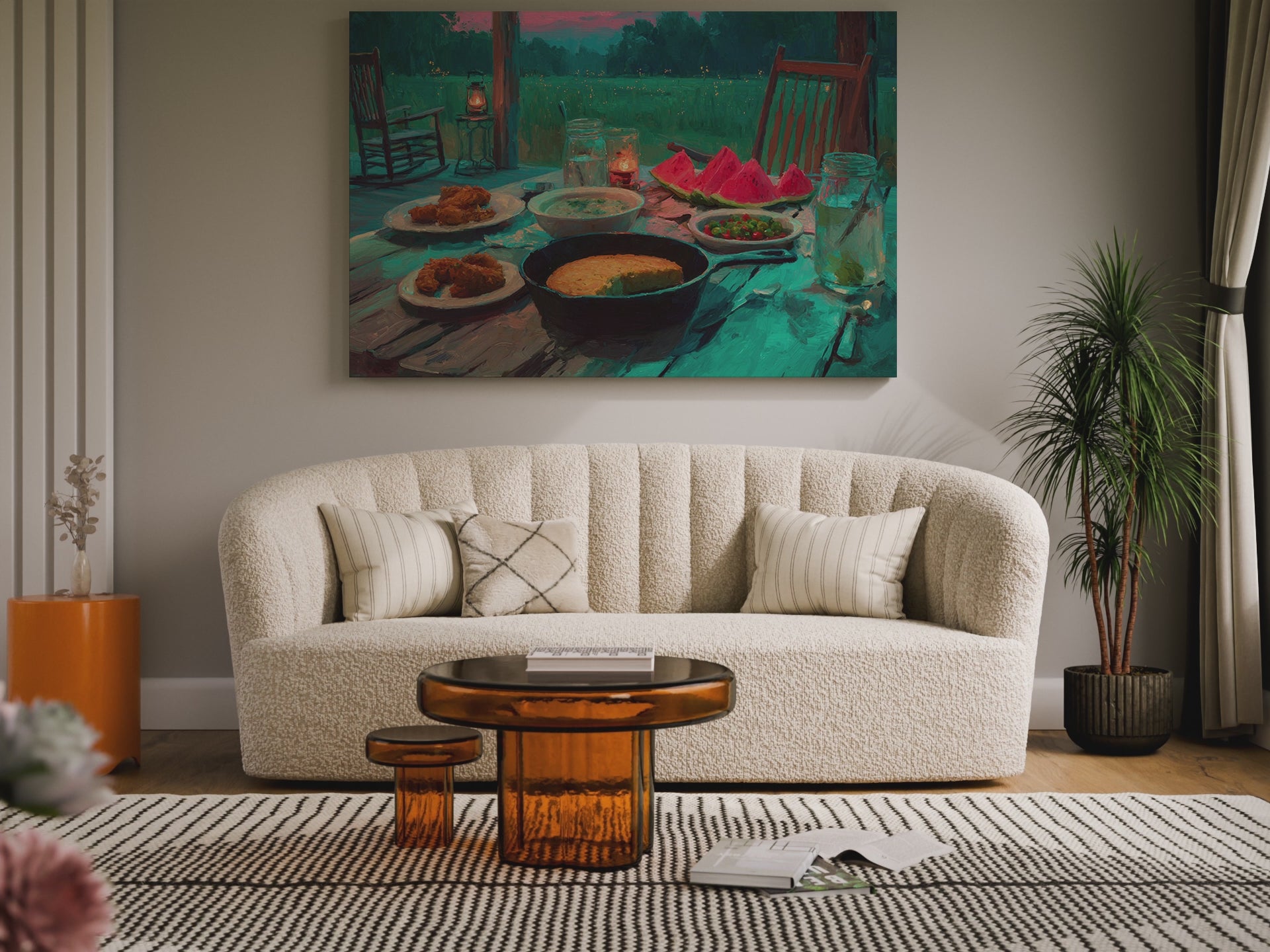 Impressionist Farmhouse Wall Art – short video of the print