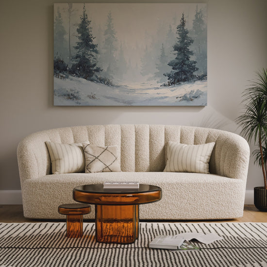Winter Forest Canvas Print – short video of the print