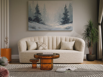 Winter Forest Canvas Print – short video of the print