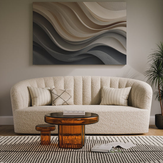 Abstract Sculptural Wall Art – short video of the print