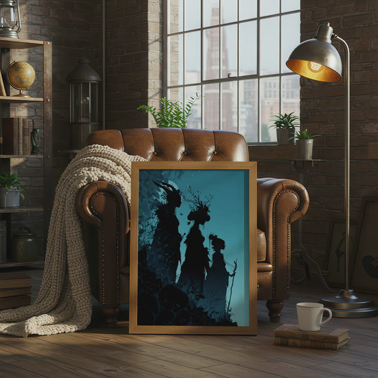 The Fates Silhouette Canvas Art – short video of the print