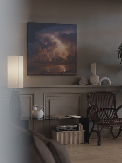 Lightning Storm Canvas Print – short video of the print