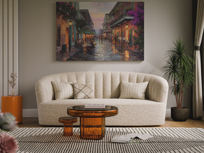 New Orleans French Quarter Canvas Print – short video of the print