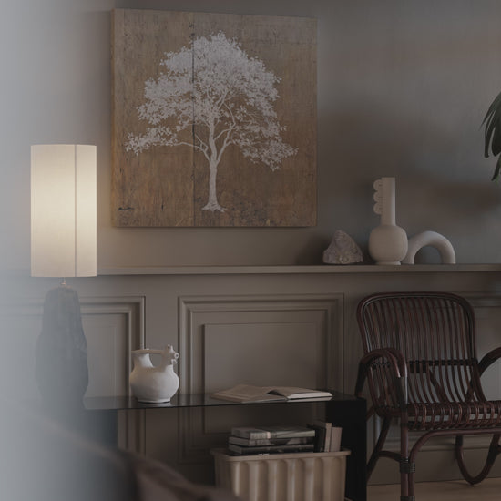 White Tree Silhouette Wall Art – short video of the print