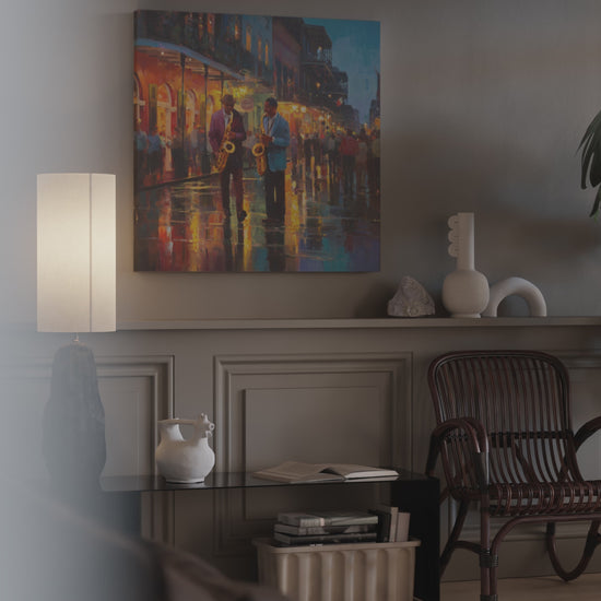 Jazz Musicians Canvas Wall Art – short video of the print