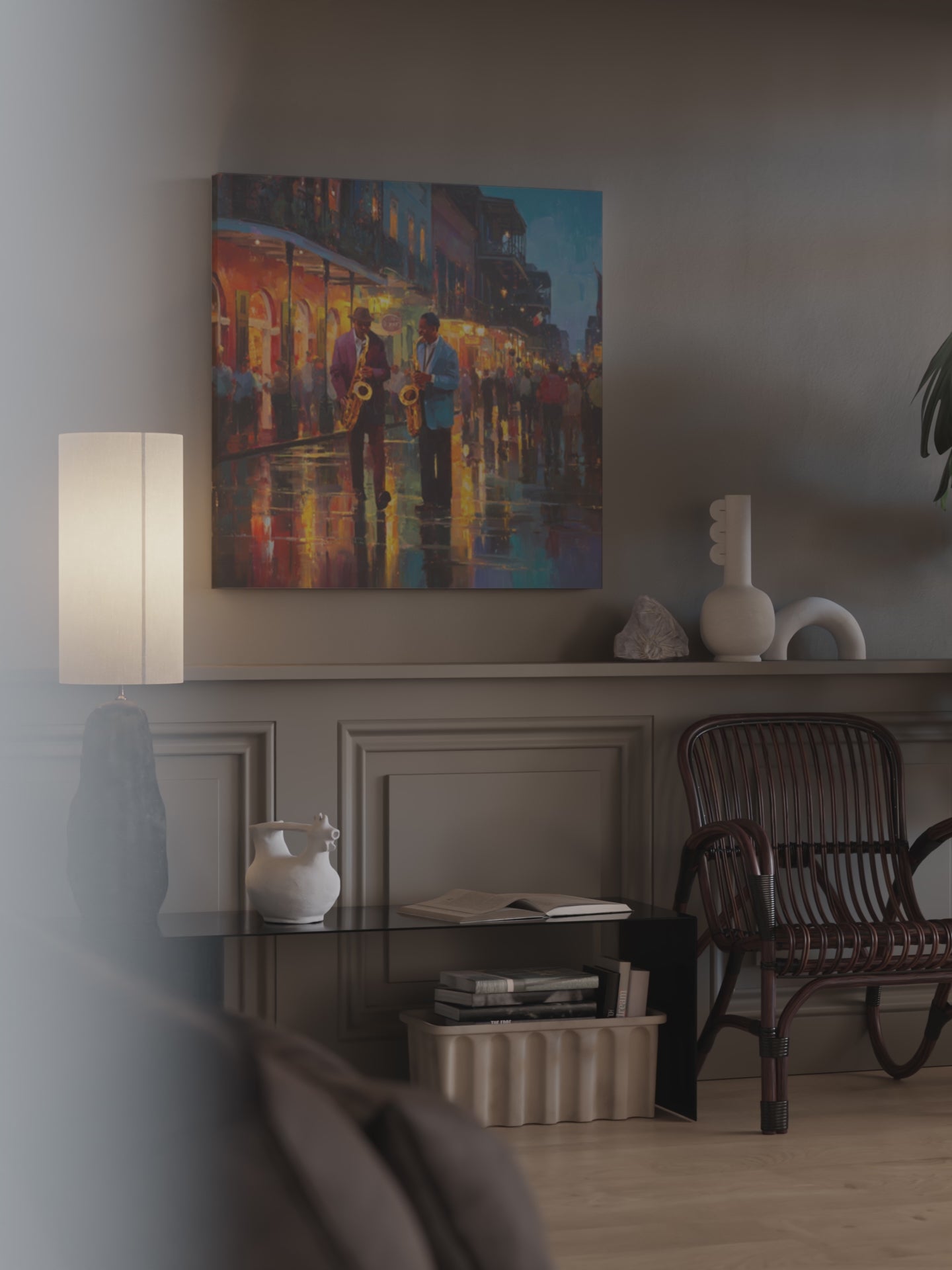 Jazz Musicians Canvas Wall Art – short video of the print