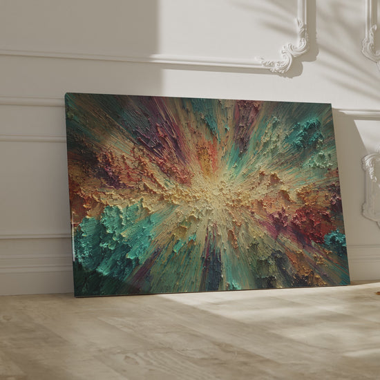 Abstract Burst Canvas Wall Art – short video of the print