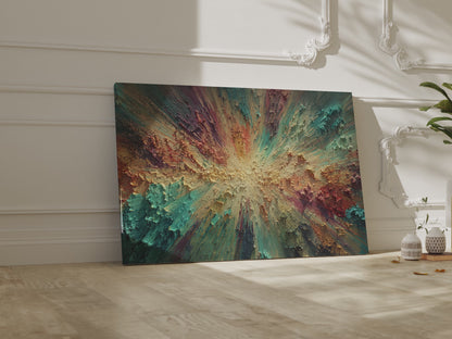 Abstract Burst Canvas Wall Art – short video of the print