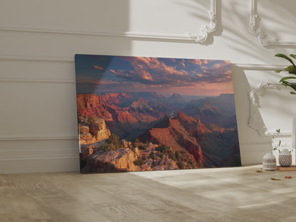 Grand Canyon Sunset Canvas Wall Art – short video of the print