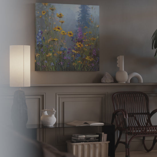 Wildflower Meadow Canvas Print – short video of the print