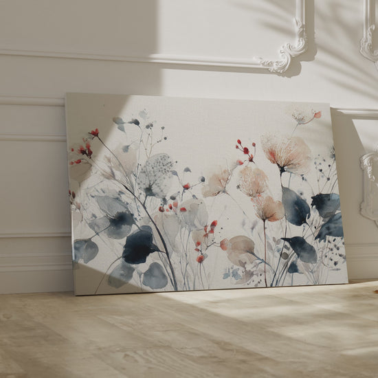 Abstract Watercolor Floral Wall Art – short video of the print