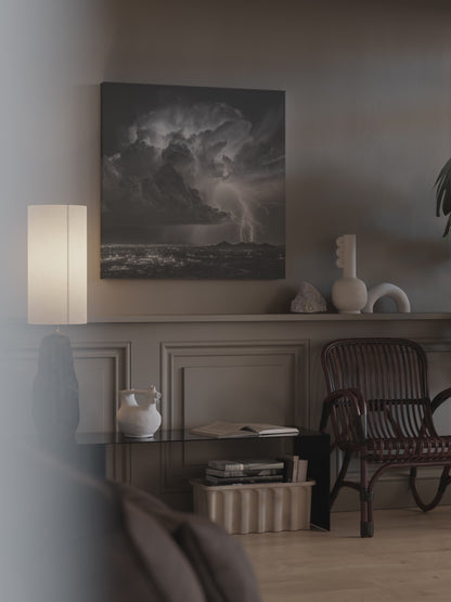 Desert Lightning Storm Canvas Print – short video of the print
